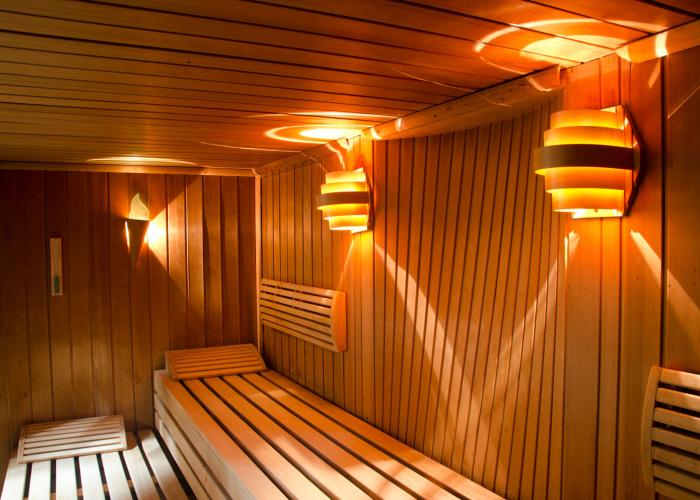 Finnische Sauna im Aquaria